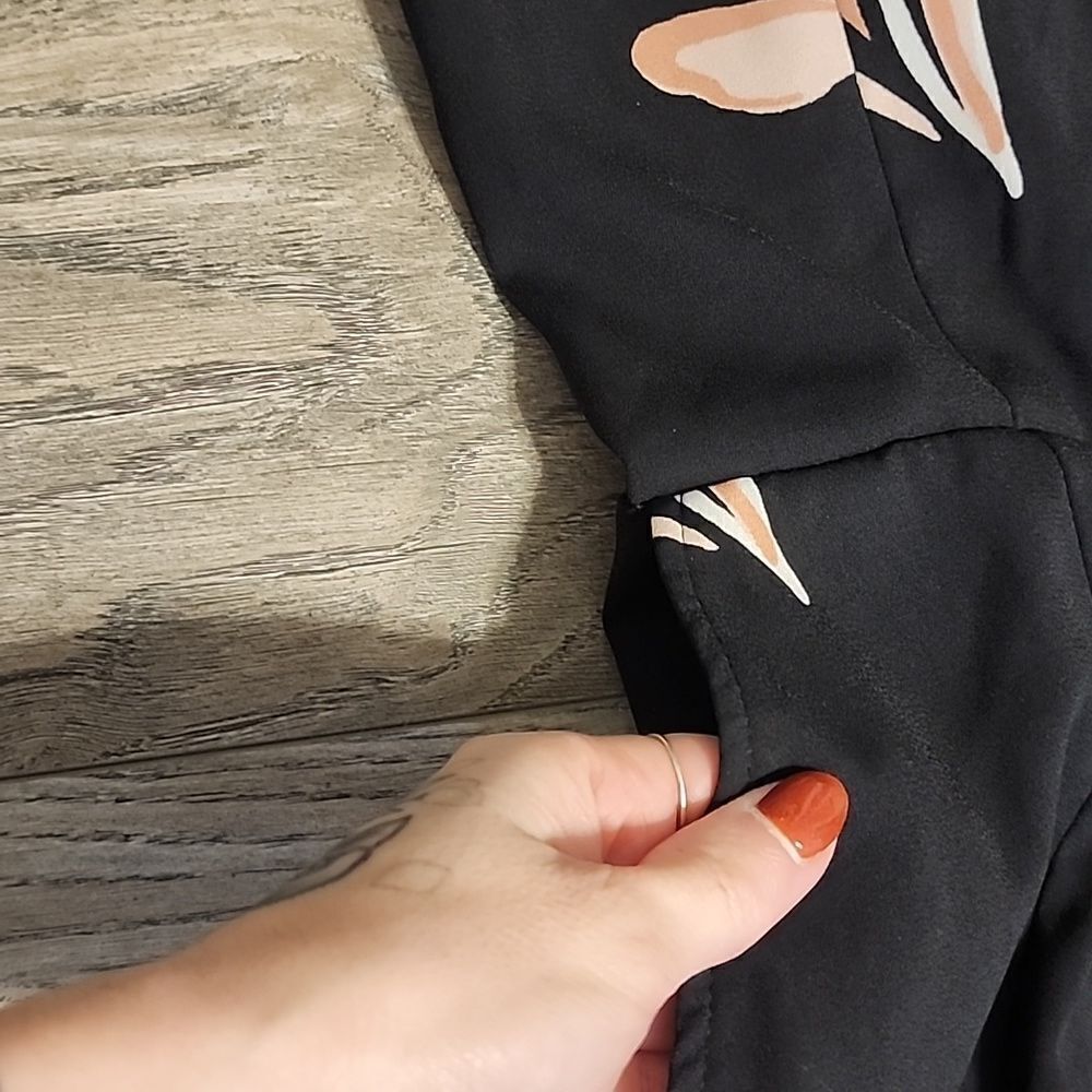 A New Day • Floral Jumpsuit, Size Small - Picture 3 of 4